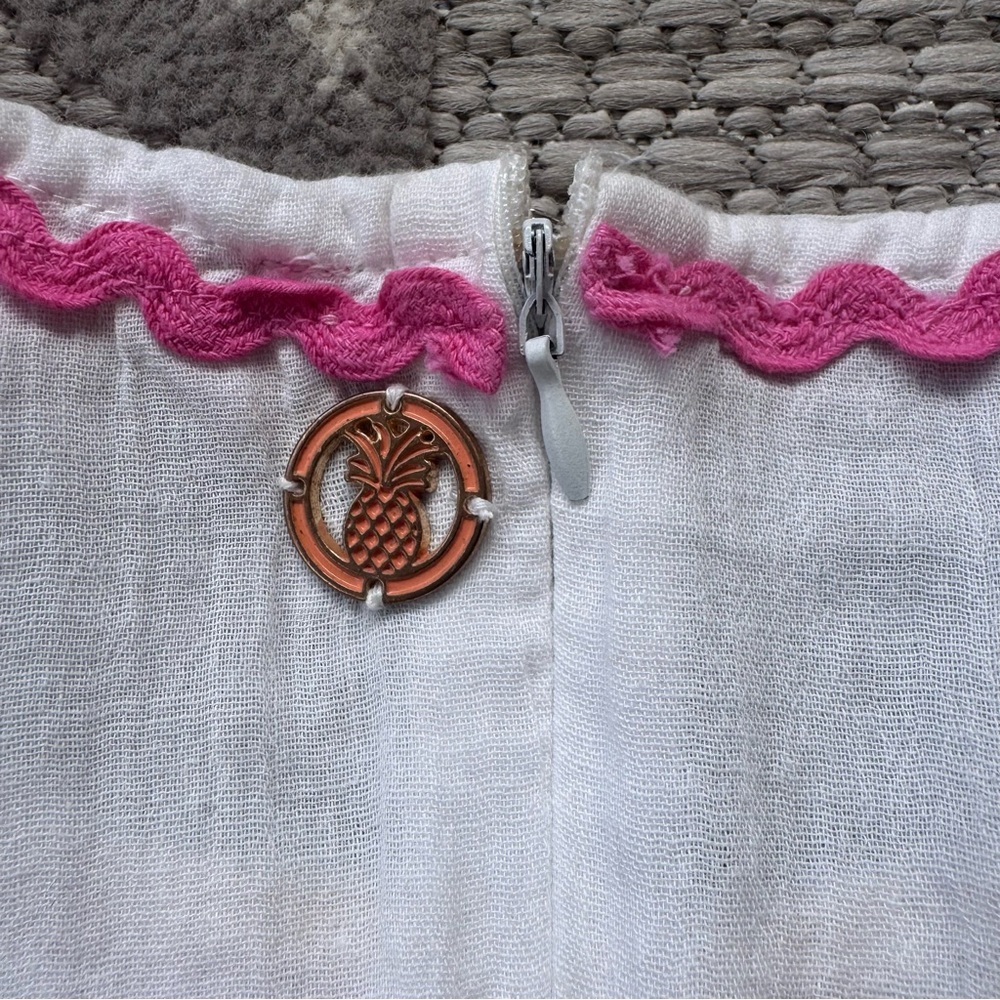 Simply Southern NWT Women’s Embroidered Turtle Floral White Cotton Dress Sz XXL - Picture 6 of 9